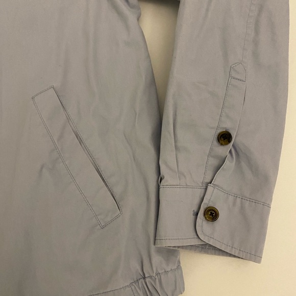 Authentic Beautiful Mens Brooks Brothers 346 bomber jacket zip up blue Large L - Picture 9 of 14